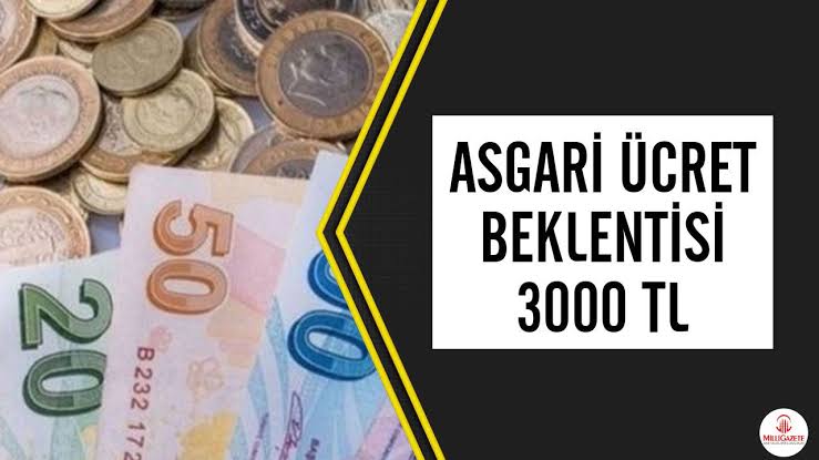 Asgari ücret 3000 Tl olsun