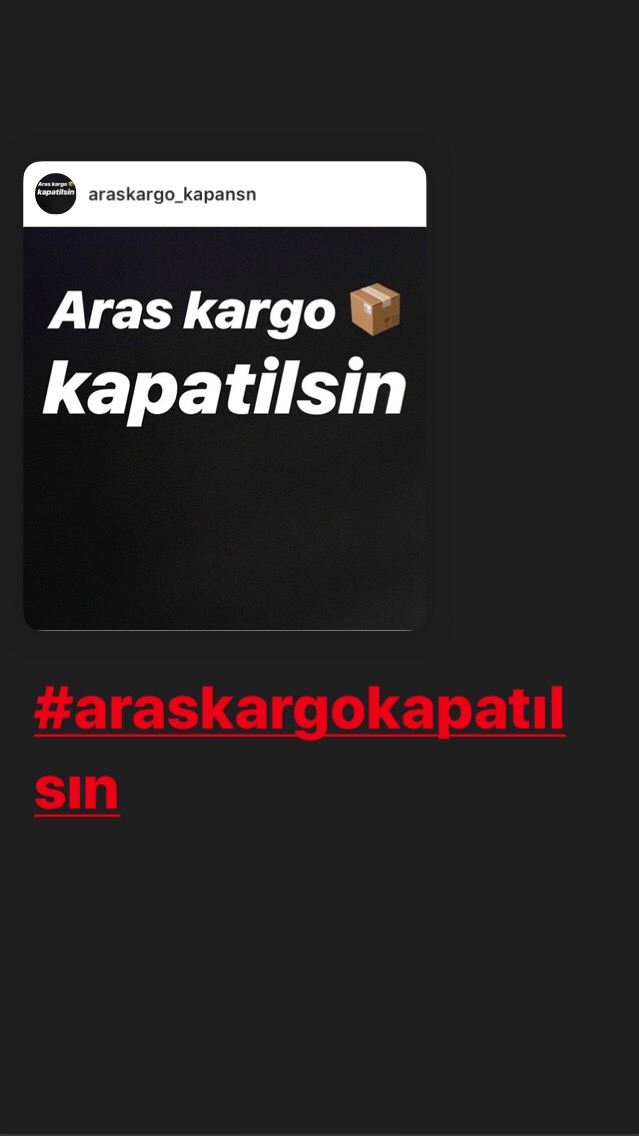 Aras Kargo KAPATILSIN