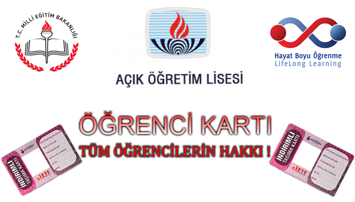 AÇIK LİSE ÖĞRENCİLERİNE İETT ÖĞRENCİ KARTI VERİLSİN!