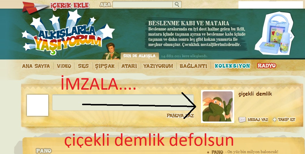 çiçekli demlik alkışlarlayaşıyorum.com'dan defolsun