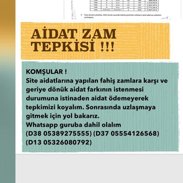 HAYATTEPE SUİT AİDAT ZAM TEPKİSİ