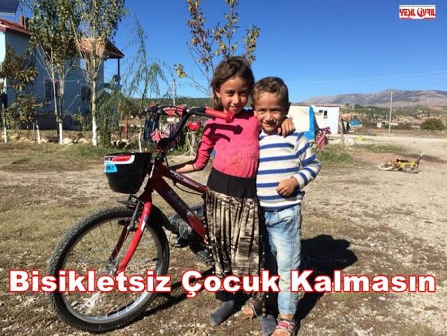 Bisikletsiz çocuk kalmasın