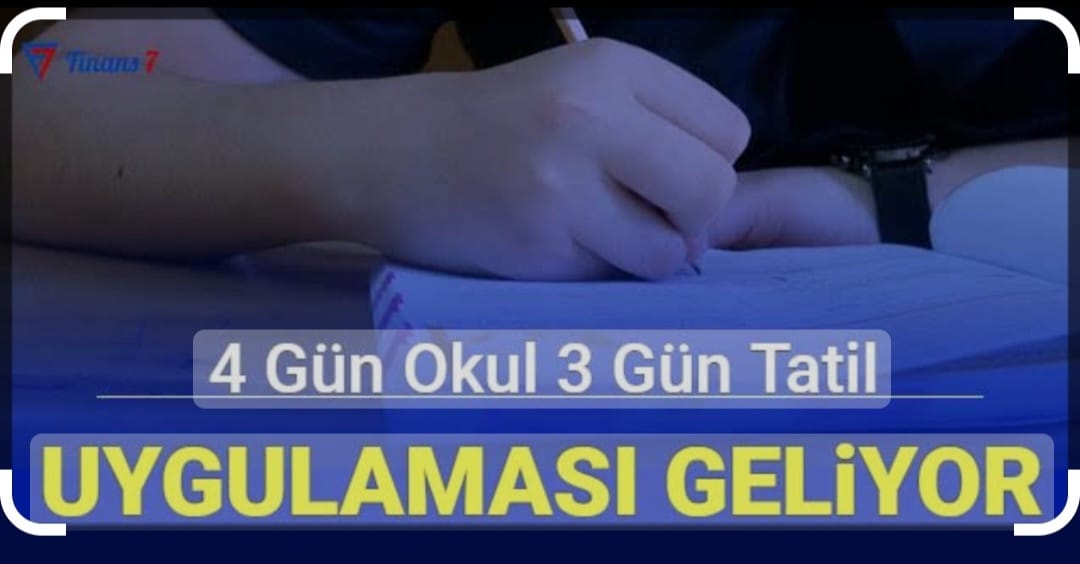 Okullarda tatil 3 gün olsun