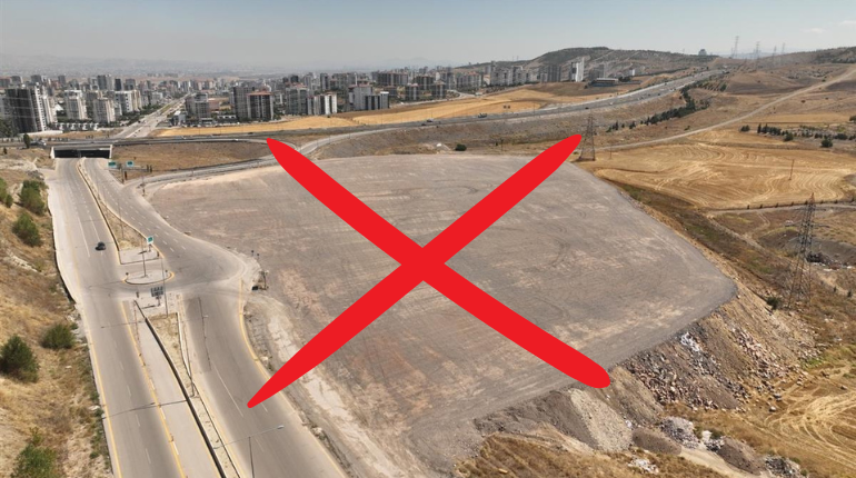 BAĞLICA'DA TIR PARKI İSTEMİYORUZ