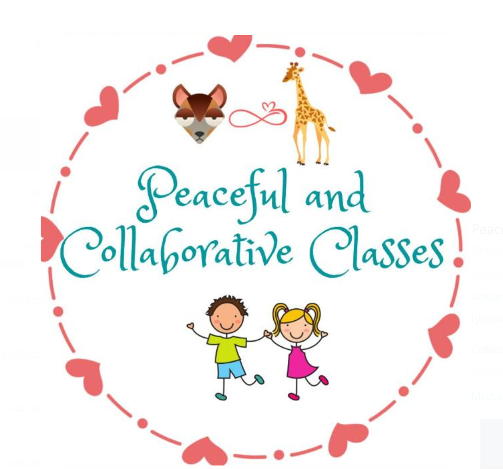 BARIŞÇIL VE İŞBİRLİKÇİ SINIFLAR ÇOĞALSIN DİYORSAN SEN DE KAMPANYAMIZA DESTEK VER!!!IF YOU WANT PEACEFUL AND COLLABORATIVE CLASSES TO MAKE UP, YOU SUPPORT OUR CAMPAIGN!!!