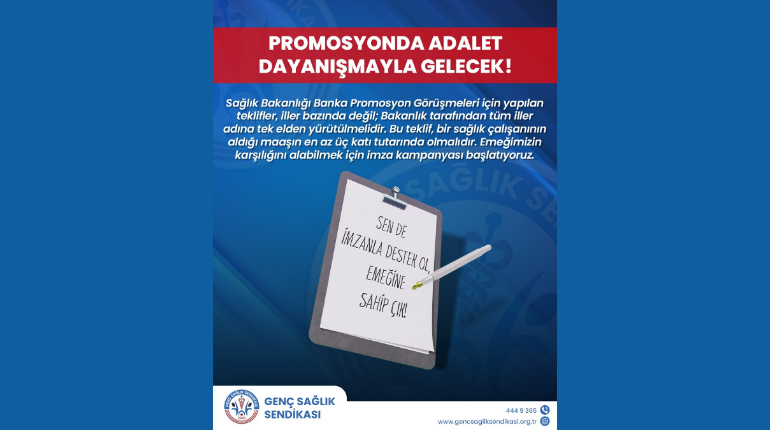 Promosyonda Adalet, Dayanışmayla Gelecek!