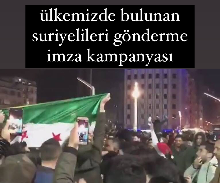 suriyeli mültecilerin gitmesi için 