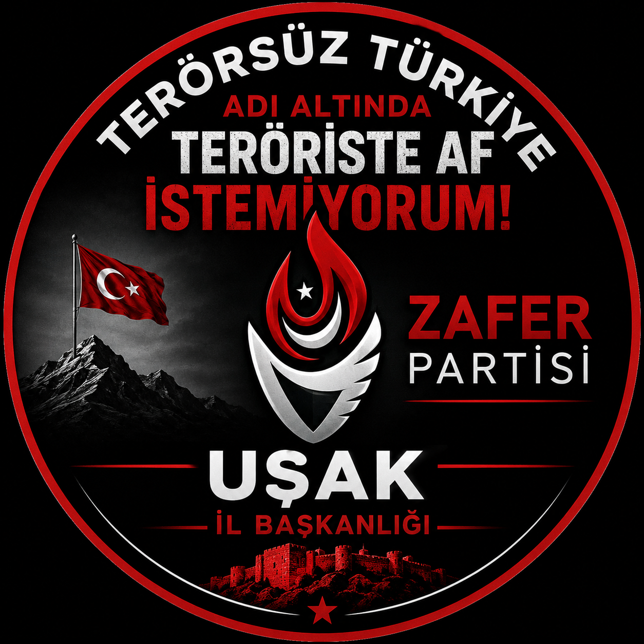 Terörsüz Türkiye sürecinin bir an önce sona erdirilmesini talep ediyoruz