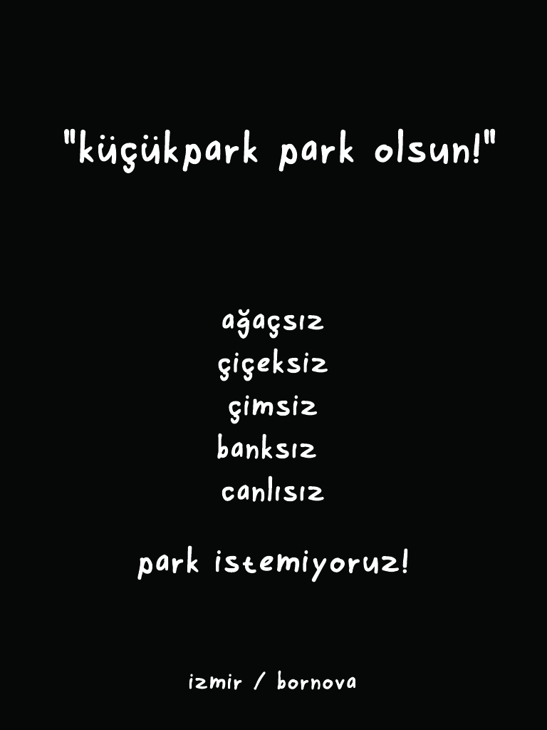 Küçükpark park olsun!