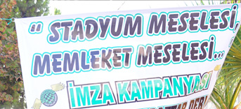 Akhisar Stadı İmza Kampanyası