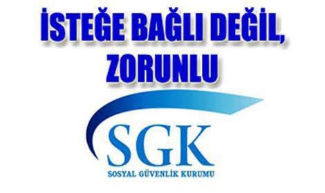 İSTEĞE BAĞLI DEĞİL ZORUNLU SAĞLIK SORUNU