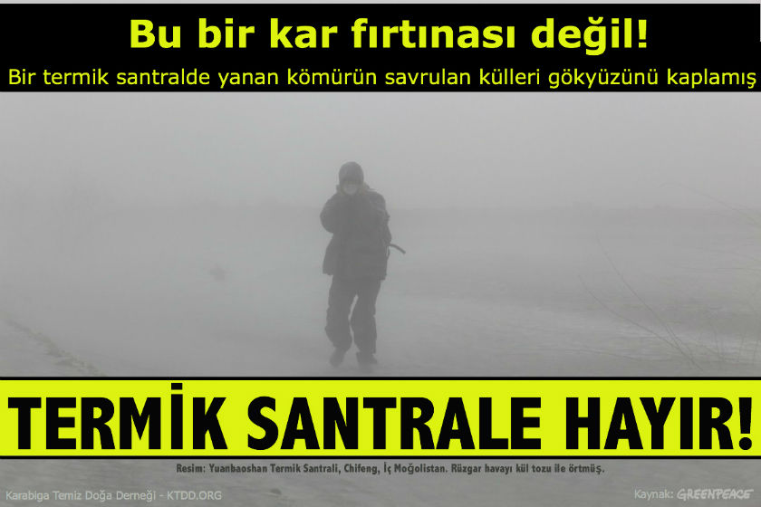 Karapınar'da Termik Santral yapılmasını istemiyoruz. Buğday ambarını ateşe vermek ekmeksiz kalmaktır