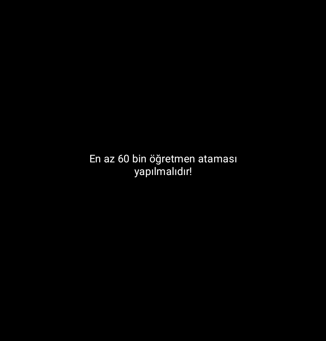 60 bin atama imza kampanyası