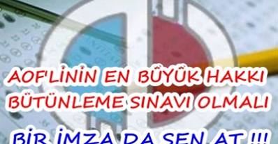 bütünleme sınavı