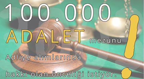 2014 KPSS Önlisans 1.si 100 Bin Adalet Mezunu Adaletli Kadro İSTİYOR !!!