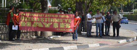 ÖZELLEŞTİRME YASASINA "HAYIR"