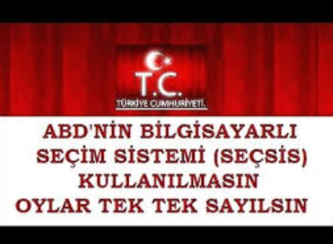 SEÇİMDE ABD PROGRAMI SEÇSİS KULLANILMASIN
