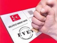 Milliyetçi Hareket Partisine destek