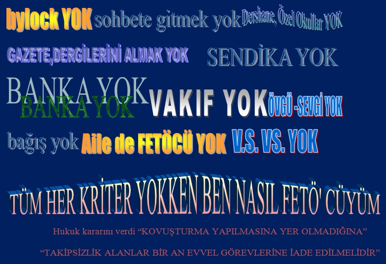 Takipsizlik ve Beraat alanlar görevlerine KHK ile iade edilsin!