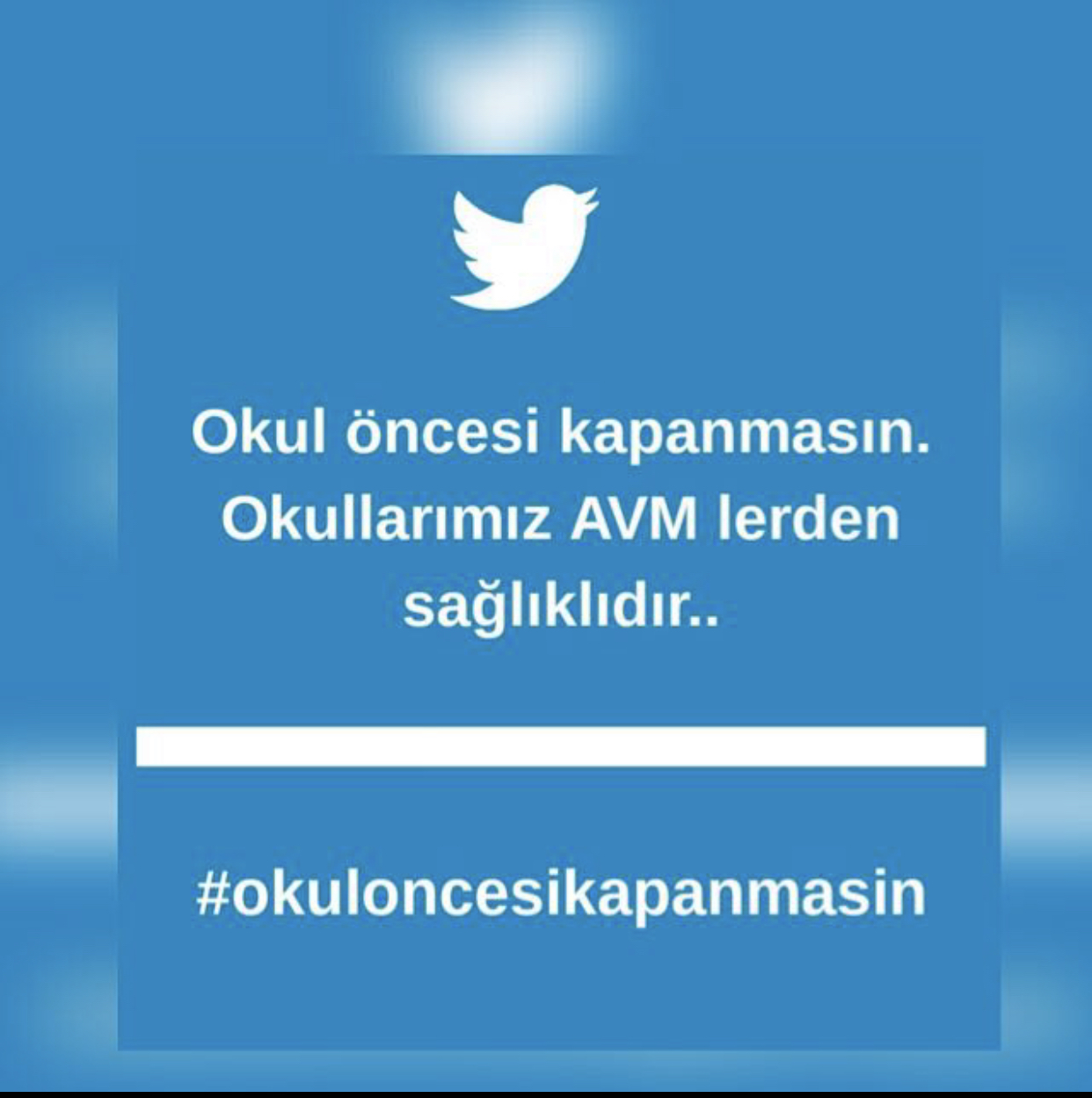 KREŞLER KAPANMASIN , ANNELER MAĞDUR OLMASIN.