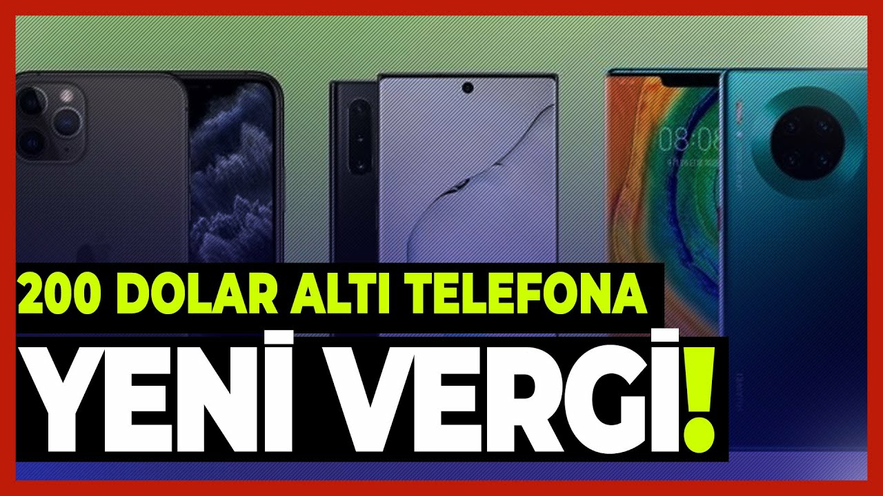 200$ ALTI TELEFON VERGİLERİ KALKSIN!