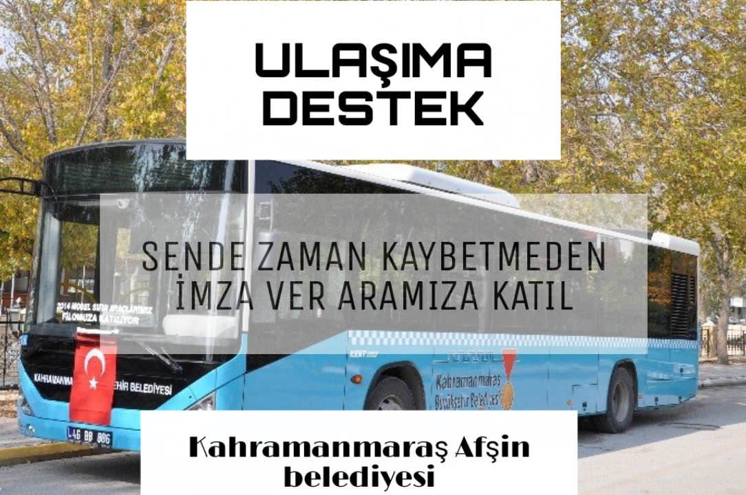 Halk otobüslerinin tüm çevre köy ve mahallelere hizmet vermesini istiyoruz. ULAŞIM ÖZGÜRLÜĞÜ